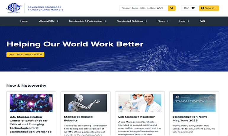 ASTM International(美国材料与试验协会)