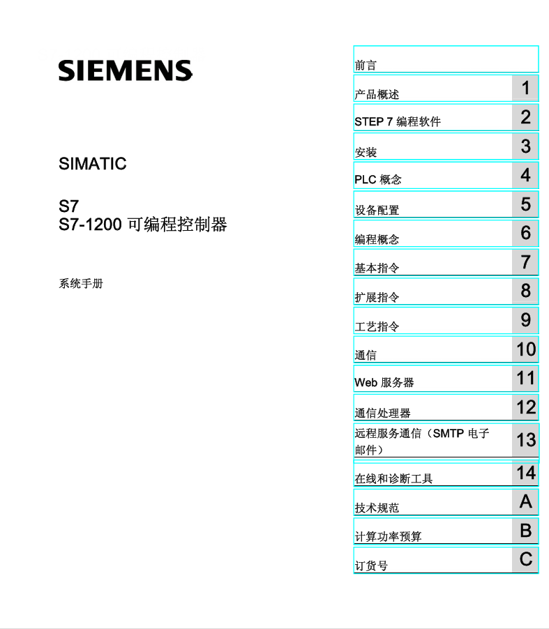 S7-1200系统手册