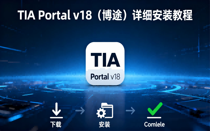 TIA Portal v18(博途)详细安装教程+完整安装包