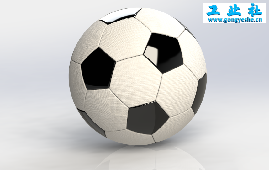 SolidWorks经典建模练习：足球的绘制详解