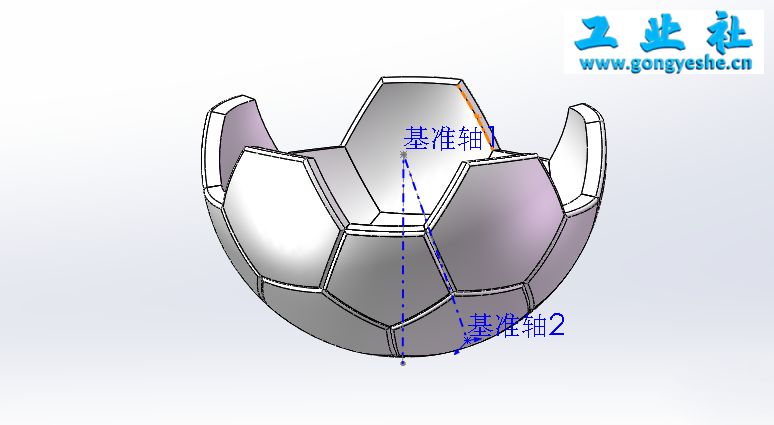 SolidWorks经典建模练习：足球的绘制详解