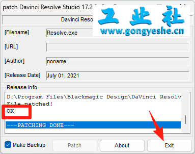 达芬奇DaVinci Resolve安装教程+安装包获取